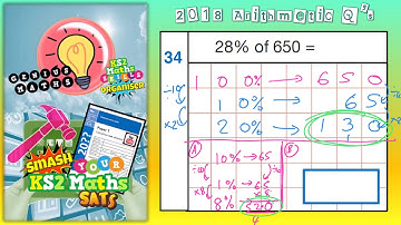 2018 KS2 Maths SATS Arithmetic Paper 1 Q34