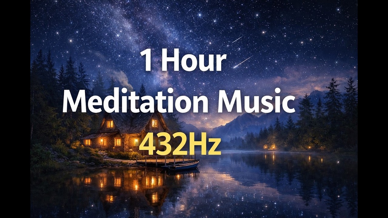 深度冥想音樂 432Hz｜1 Hour Meditation Music | 放鬆鋼琴・助眠・無廣告