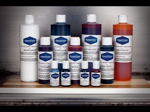 Пищевые краски Americolor. Как использовать. - YouTube