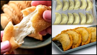 Cheese Crescents Recipe - Cheese Sambousek ( Peri Peri flavour ) Cheese Filling Recipe