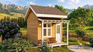 Charming Tiny Wooden House in the Mountains | Cozy, Compact and Fully Equipped Tiny Home