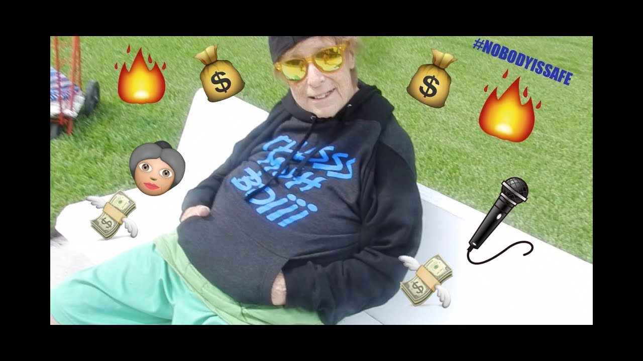 MY GRANDMA IS BECOMING A RAPPER - YouTube