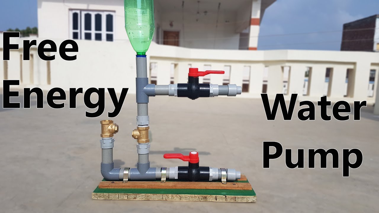 How to Make Free Energy Water Pump - Pump - YouTube