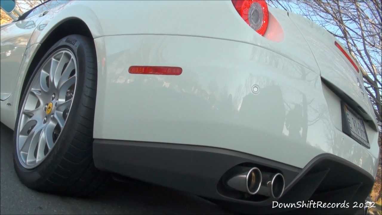 Ferrari 599 HGTB & Noble M12 Leaving Cars & Coffee