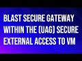 VMware\Omnissa Horizon Blast Secure Gateway without requiring a VPN.