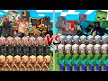 Nether vs minecraft in mob battle