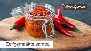 Zelfgemaakte sambal 🌶️ | LeukeRecepten.nl