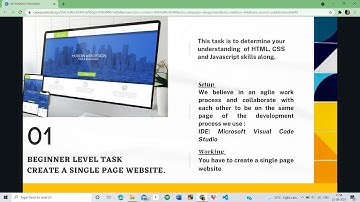 LETSGROWMORE TASK 1-CREATE A SINGLE PAGE WEBSITE.#LGM #HTML #js #CSS