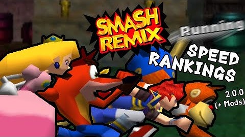 Smash Remix 2.0.0 | Running Speed Rankings (+ Mods)