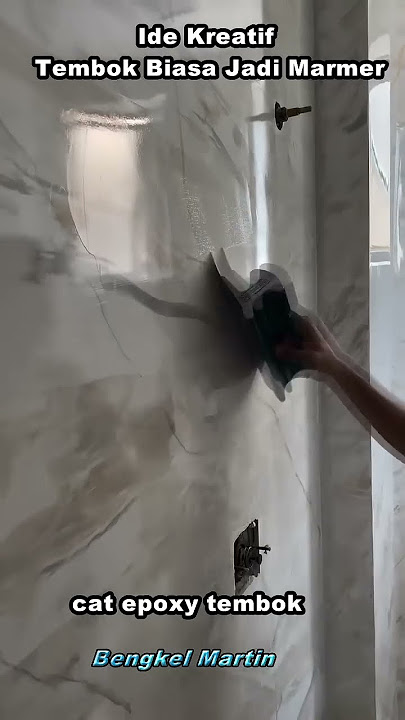 Ide Kreatif Tembok Biasa Jadi Marmer  #idekreatif #kreatif #unik #ideas #diy #2024 #tukang