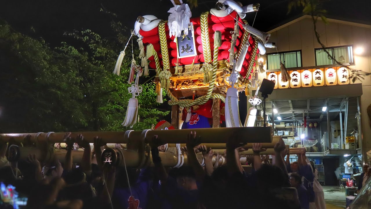 令和5年 大阪市生野区 巽神社夏祭り 本宮 大地 布団太鼓 ラスト
