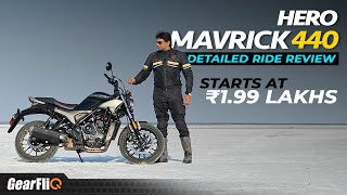 Hero Mavrick 440  Detailed Ride Review | Starts at ₹1.99 Lakhs | GearFliQ