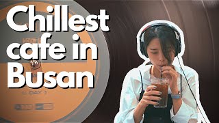 awesome MUSIC LOVER&#39;S cafe in KOREA || Busan&#39;s Chillest Cafe