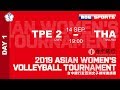 DAY1 ::TPE 2 - THA:: 2019台中銀行盃亞洲排球俱樂部女子排球邀請賽 網路直播