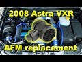 HOW TO: 2008 Astra H VXR mass air flow sensor (MAF) replacement / cleaning