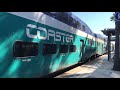 Northbound San Diego Coaster Train Arriving at Solana Beach