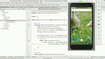 SnackBar and Floating Action Button