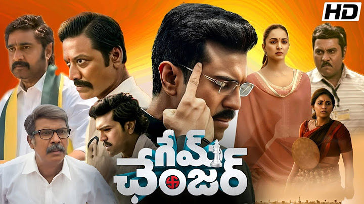 Game Changer (2025) | Full HD Movie in Telugu | Ram Charan, Kiara Advani, S.J.Suryah | Facts, Review