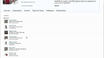 Connecting with people and information using Mysites in SharePoint 2010