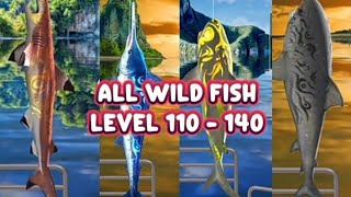 All wild fish level 110 - 140 fishing hook screenshot 5