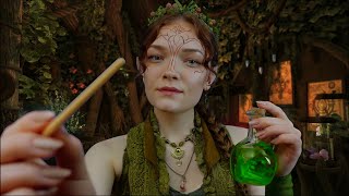 ASMR 🍄🌿 You ate poisonous mushrooms! Elven Healer helps you 🧝🏻‍♀️