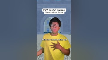 POV: You 1v1 that one friend in Blox Fruits