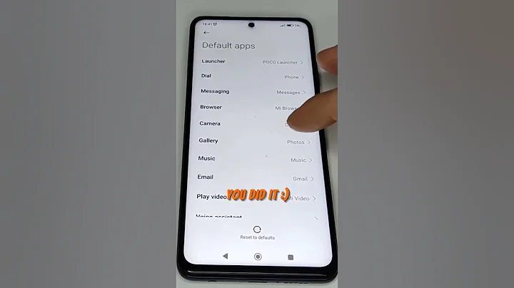 Change default Apps on XIAOMI, REDMI 🤩 Miui 12,13 #xiaomi #redmi #miui - DayDayNews