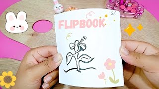 DIY Flipbook Animation Tutorial | Easy Flower Drawing for Beginners