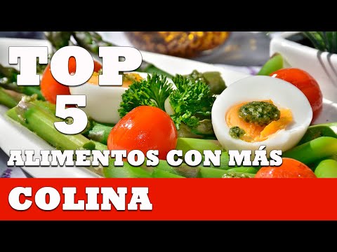 Vídeo: Tabla De Alimentos Vegetales Con Contenido De Colina (vitamina B4)