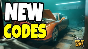 [NEW CARS] FIX IT UP! CODES (BETA) 🔧[ROBLOX]🔧