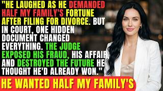 My Husband Filed For Divorce And Laughed In My Face — Until The Judge Revealed... |Applewood Revenge Update