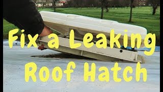 Leaky Roof Vent Repair on Fiat Hymer B644