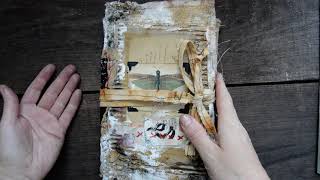 Grungy junk journal "On the wings".(SOLD), thank you.