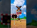 【踏切アニメ】ドラム缶から出てくる老朽化二足歩行ふみきりカンカン | and railroad crossing 踏切 fumikiri kankan #shorts