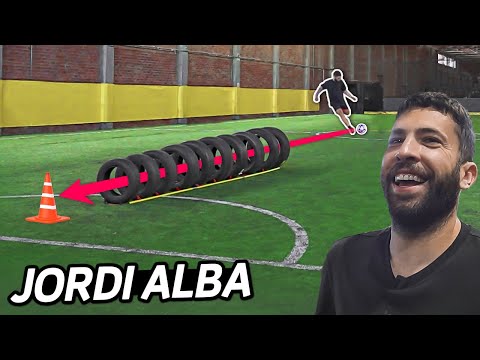 CAN JORDI ALBA HIT THE CONE THROUGH TEN TIRES?