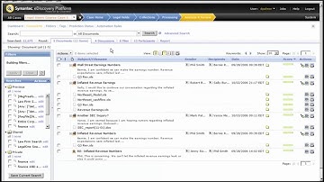 Veritas eDiscovery Platform 8.0 Perform Freeform Search Demo