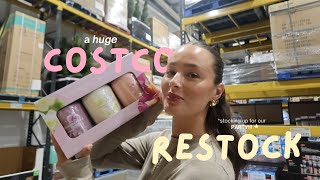 a HUGE COSTCO restock 🙂↕️🌟 | im hosting a party!!