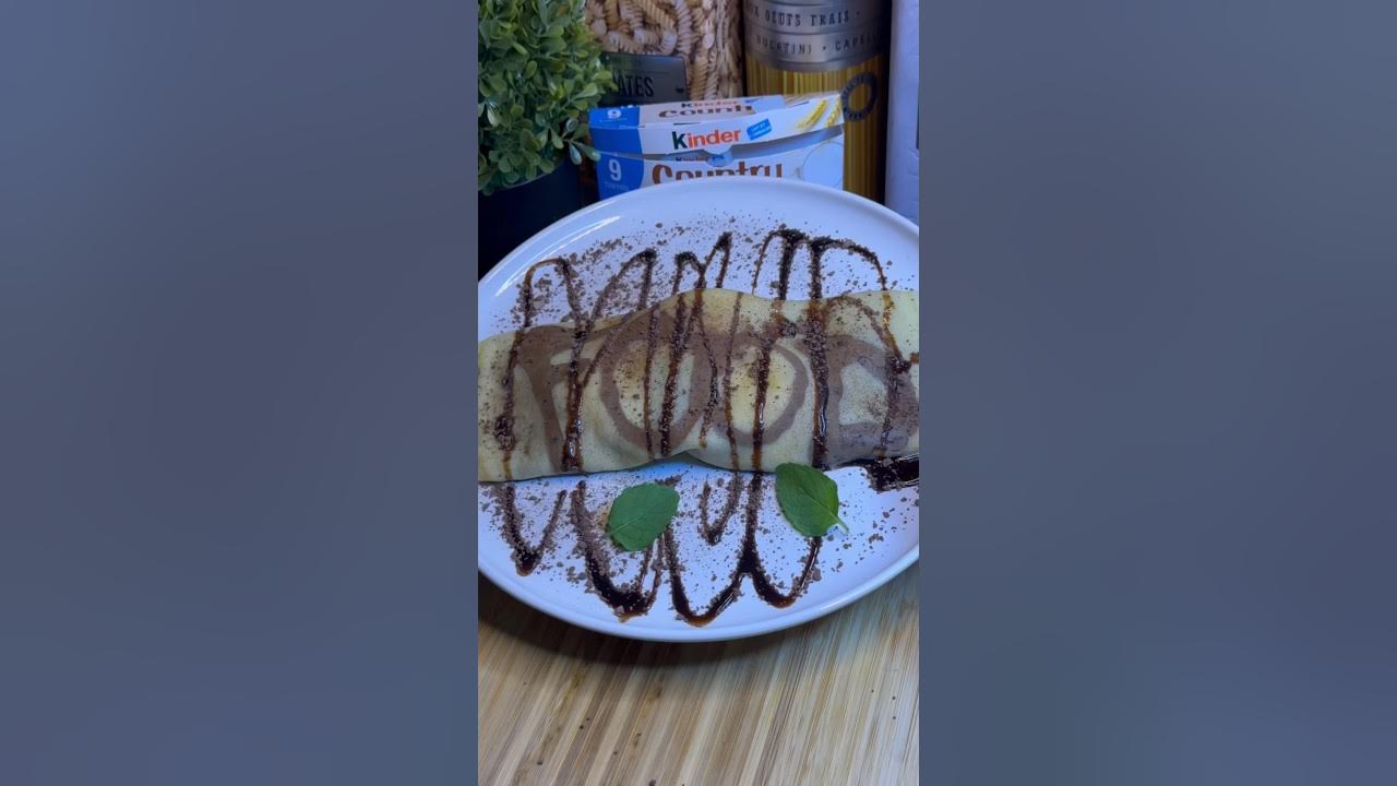Crêpe KINDER🍫 YouTube