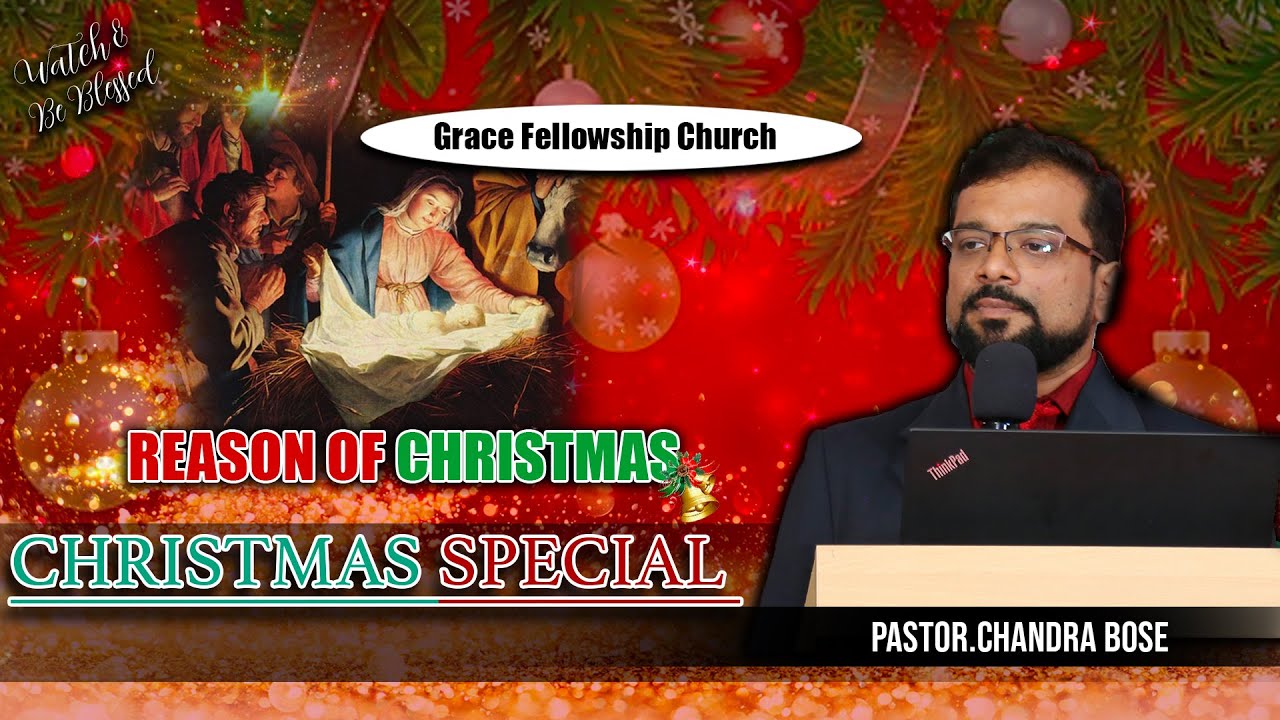 REASON OF CHRISTMAS\\ Christmas English Message\\ ps Chandra Bose