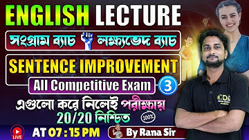 Error Correction Part 5 | English For Competitive Exams | JENPAS UG ANM GNM English Class 2025