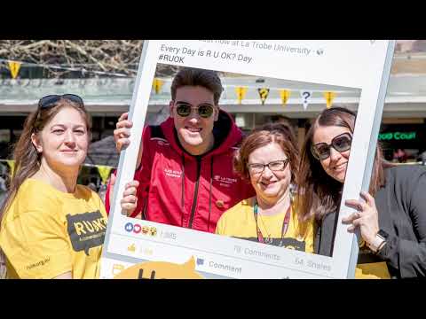 r u ok day 2018 La Trobe Uni