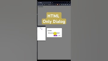 Beautiful HTML DIALOG  ASMR Coding 🔥 |  Using HTML Dialog Tag