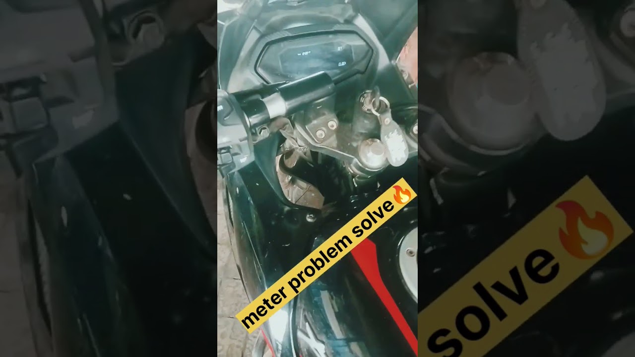 Bajaj Pulsar 220f metre light problem😱