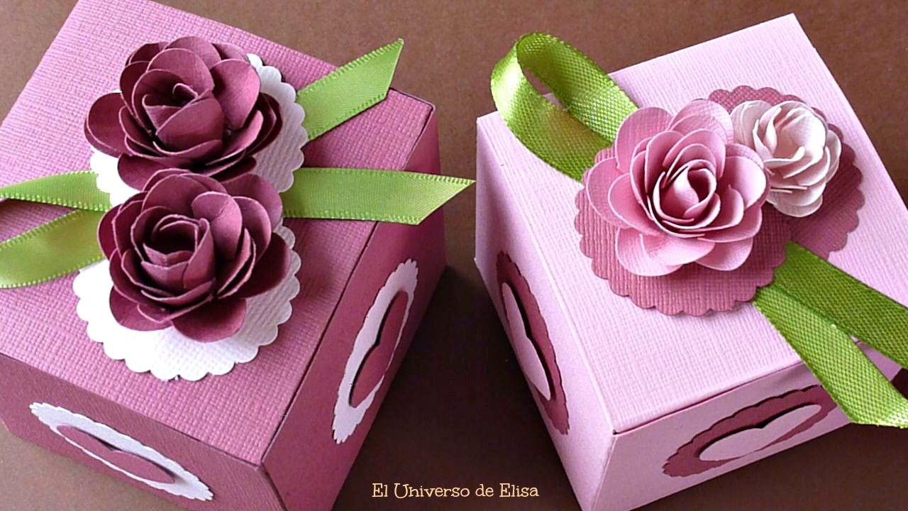 Caja de Cartón Decorada para Regalar