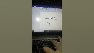 Sandal 👡 symbol in Ms word #shorts #shortcuts #youtubeshorts #games #tricks #computer #laptop