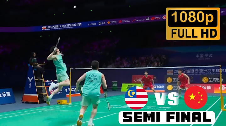 Amazing Match! Aaron Chia/Soh Wooi Yik Against Liang/Wang in Badminton Asia Championships 2025