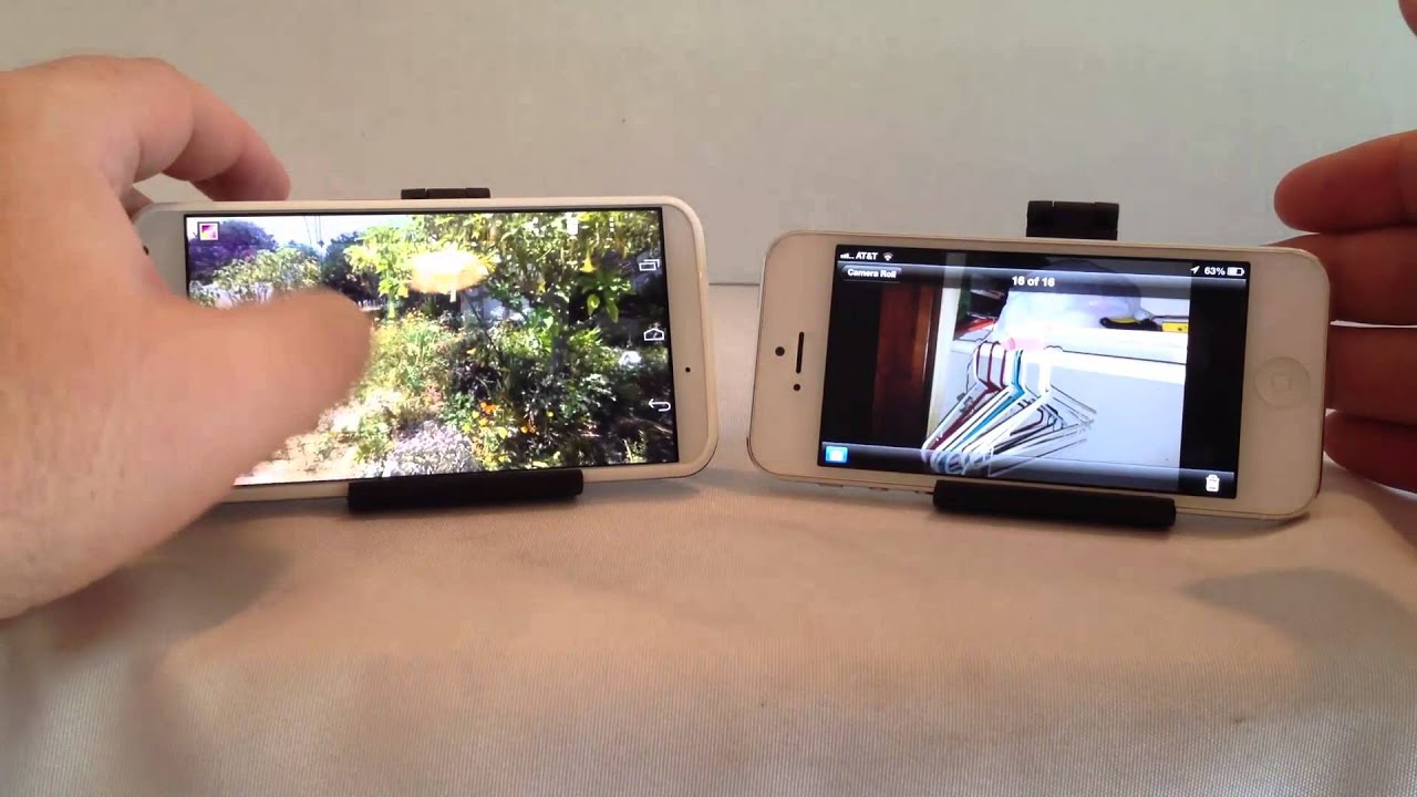 Motorola Moto X vs. Apple iPhone 5 Camera Photo Only 