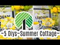 🍋5 DIYS DOLLAR TREE ~Summer~ DECOR CRAFTS 🍋 Olivias Romantic Home DIY