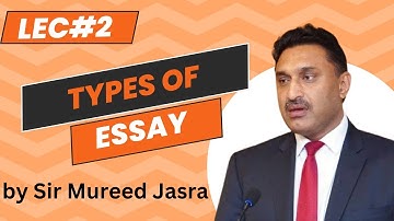 CSS ESSAY BY SIR JASRA | LECTURE # 2 #cssessay