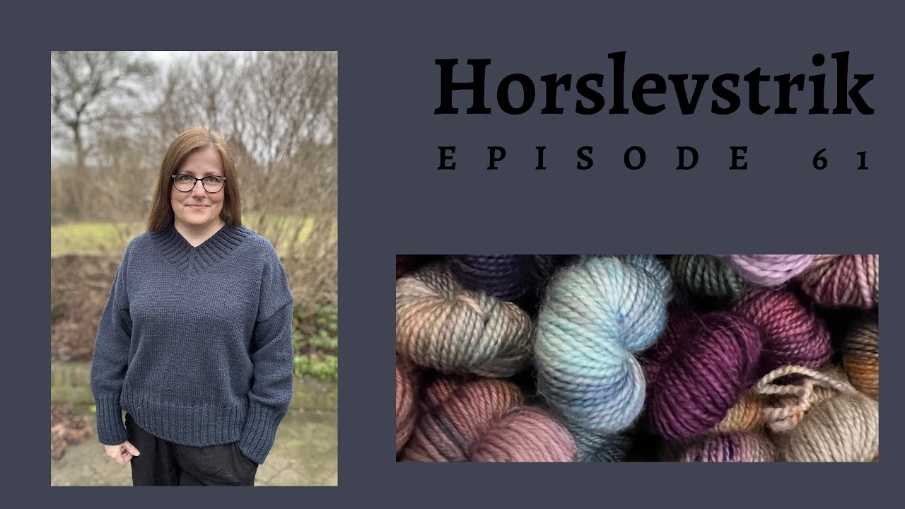 Horslevstrik episode 61 - Hannah sweater v-neck 